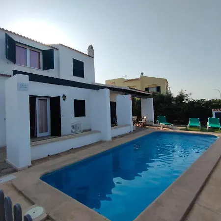 Villa Victor - Primera Linea Mar, Vista A Puesta De Sol Cala'N Blanes (Menorca)